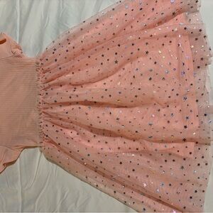 Pink Starry Tulle Dress